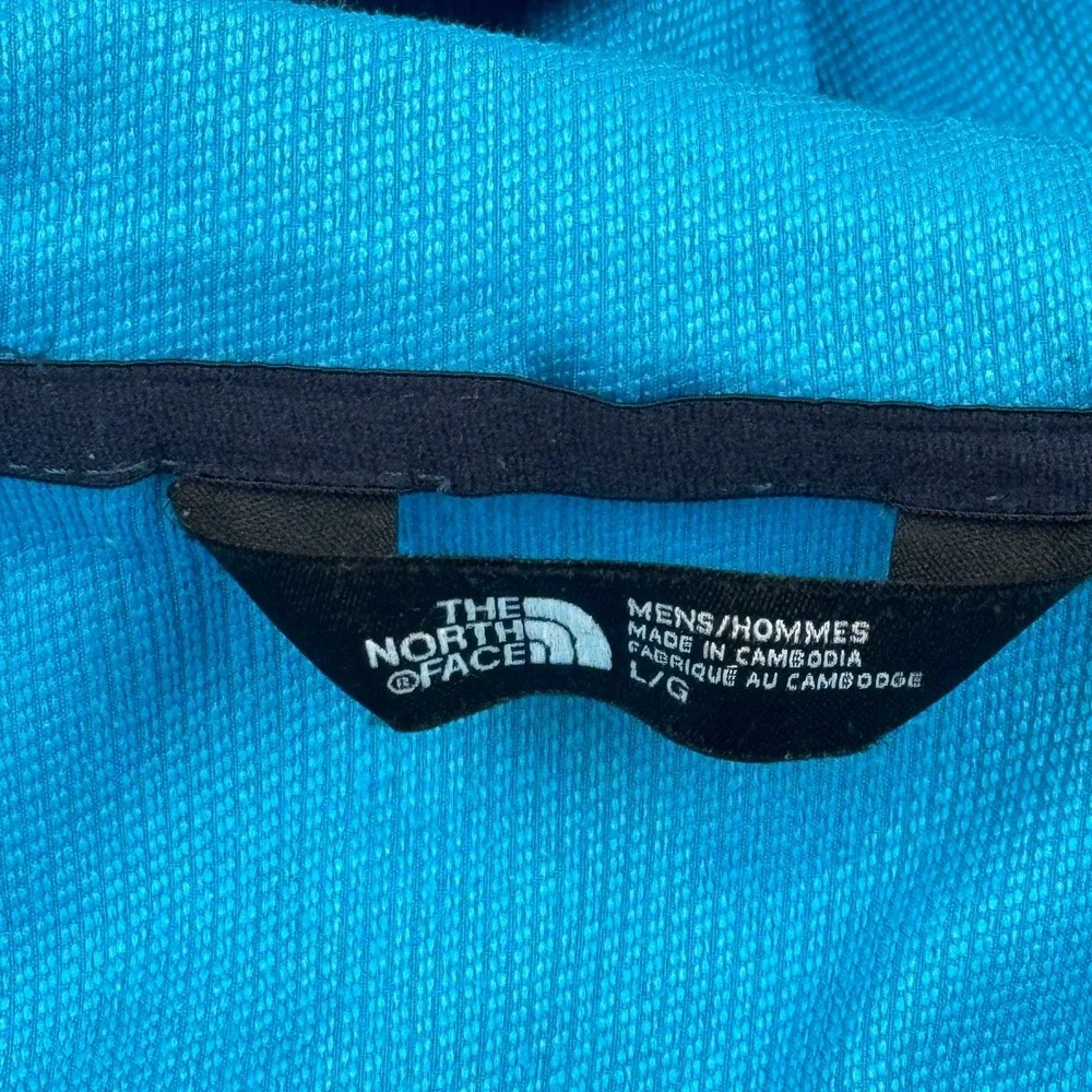 The North Face Jacket Mens Large Blue Nimble WindWall Hooded Hiking Outdoor‎